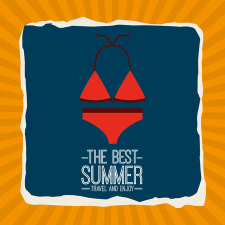 summer vacations design, vector illustration eps10 graphicのイラスト素材