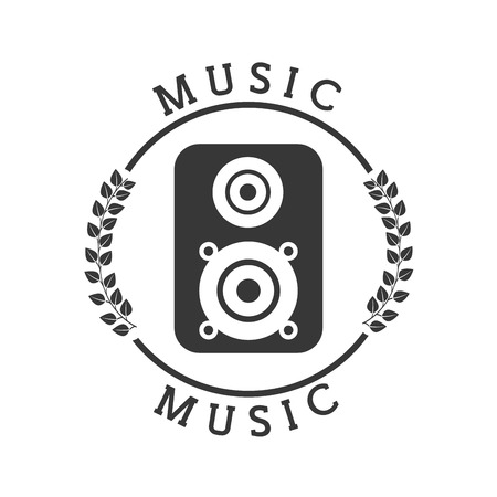 sound icon design, vector illustration eps10 graphicのイラスト素材