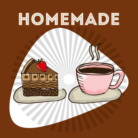 homemade concept design, vector illustration eps10 graphicのイラスト素材