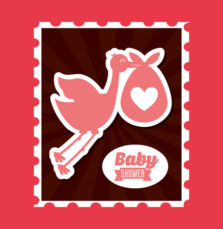 baby shower design, vector illustration eps10 graphicのイラスト素材