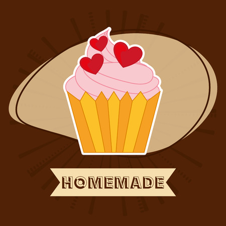 homemade concept design, vector illustration eps10 graphicのイラスト素材