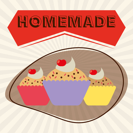 homemade concept design, vector illustration eps10 graphicのイラスト素材