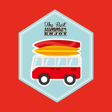 summer vacations design, vector illustration eps10 graphicのイラスト素材