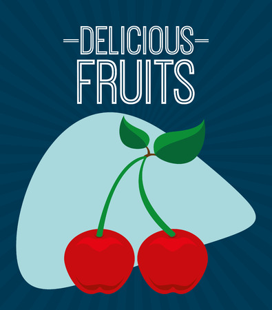 sweet fruits design, vector illustration eps10 graphicのイラスト素材