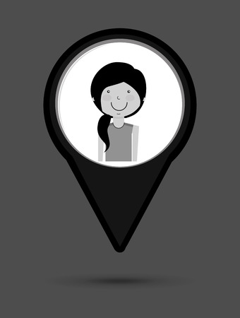 avatar icon design, vector illustrationのイラスト素材