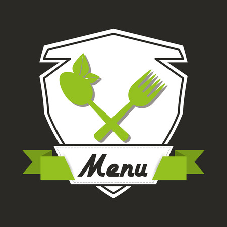 vegetarian menu designのイラスト素材