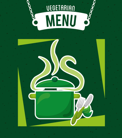 vegetarian menu designのイラスト素材