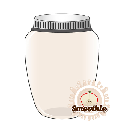 delicious smoothie design, vector illustration eps10 graphicのイラスト素材