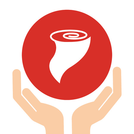 insurance icon design, vector illustration eps10 graphicのイラスト素材