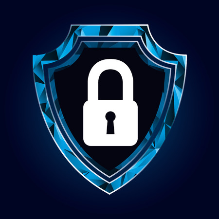 security icon design, vector illustration eps10 graphicのイラスト素材
