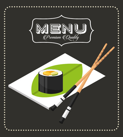 menu japanese food design, vector illustration eps10 graphicのイラスト素材