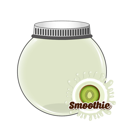 delicious smoothie design, vector illustration eps10 graphicのイラスト素材