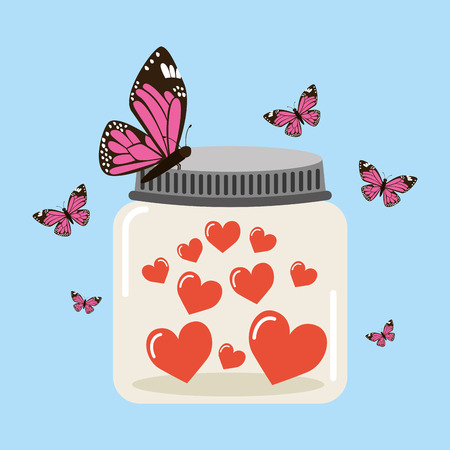 mason jar design, vector illustration eps10 graphicのイラスト素材