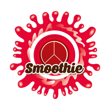 delicious smoothie design, vector illustration eps10 graphicのイラスト素材