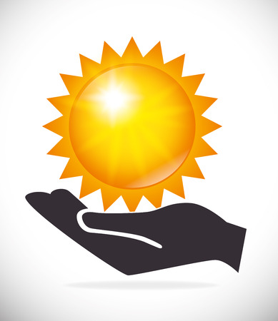 Green energy design, vector illustration eps 10.のイラスト素材