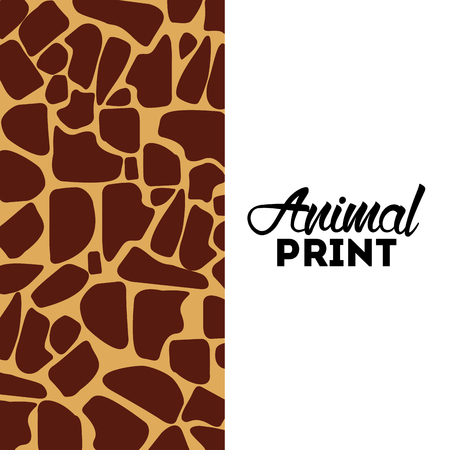 animal print design, vector illustration eps10 graphicのイラスト素材