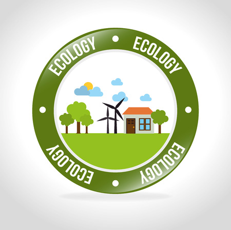 Go green design, vector illustration eps 10.のイラスト素材