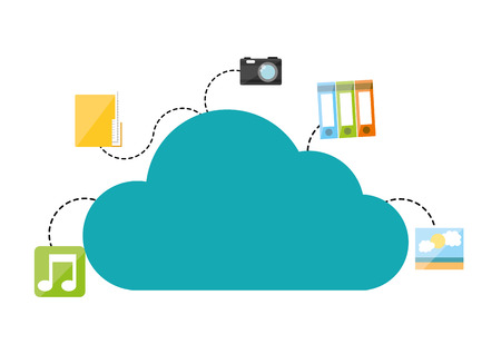 data center design, vector illustration eps10 graphicのイラスト素材