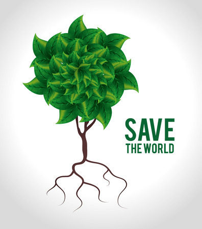 Go green design, vector illustration eps 10.のイラスト素材