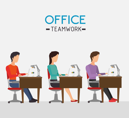Work office design, vector illustration eps 10.のイラスト素材