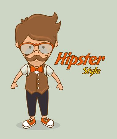 Hipster lifestyle design, vector illustration eps 10.のイラスト素材