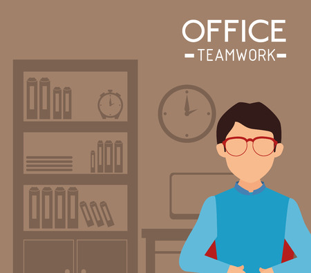 Work office design, vector illustration eps 10.のイラスト素材
