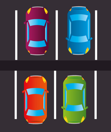 Parking zone design, vector illustration eps 10.のイラスト素材
