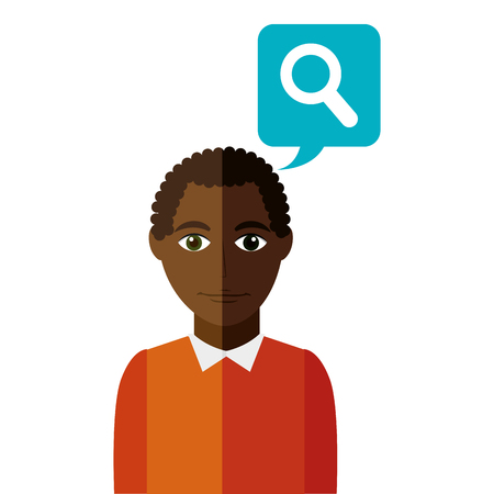 avatar male design, vector illustration eps10 graphicのイラスト素材