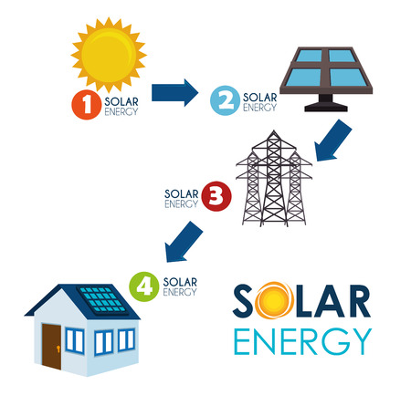 Green energy design, vector illustration eps 10.のイラスト素材