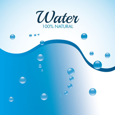 Natural water design, vector illustration eps 10.のイラスト素材
