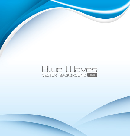 Blue waves design, vector illustration eps 10.のイラスト素材