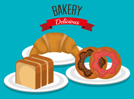 Bakery shop design, vector illustration eps 10.のイラスト素材