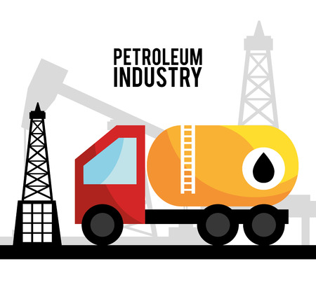 Petroleum industry design, vector illustration eps 10.のイラスト素材