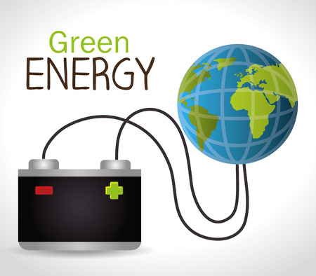 green energy design, vector illustration eps 10.のイラスト素材