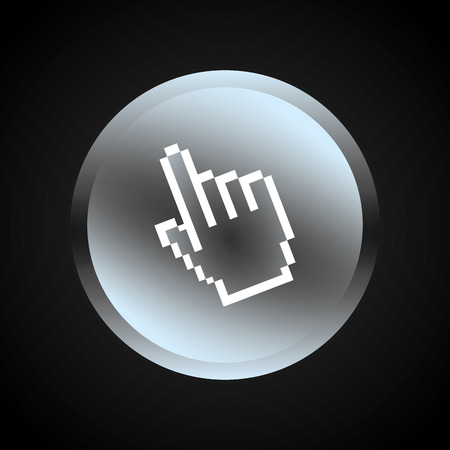 pointer button designのイラスト素材
