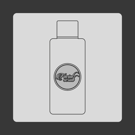 facial scrub designのイラスト素材