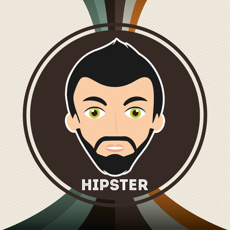 hipster style designのイラスト素材