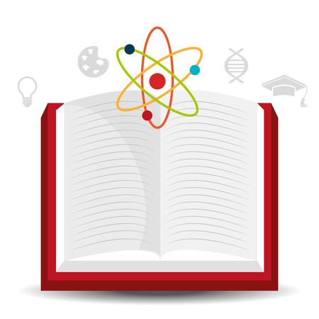 Electronic Education or e-learning theme, vector illustrationのイラスト素材