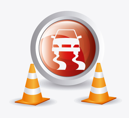 Parking zone graphic, vector illustration  のイラスト素材