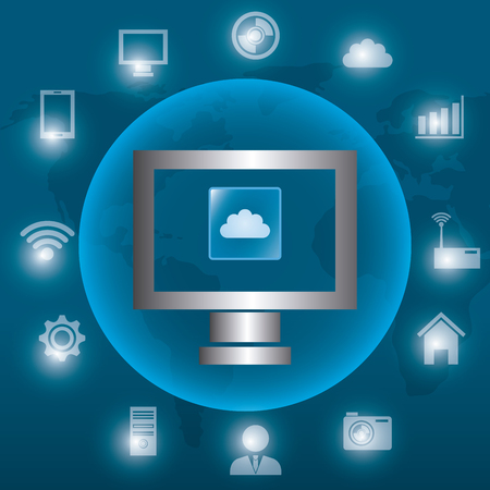 Technology digital design, vector illustration eps 10.のイラスト素材