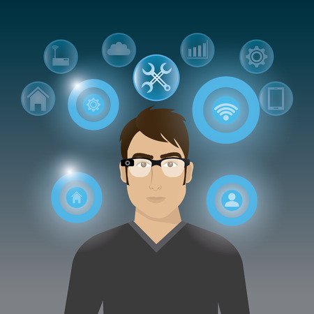 Technology digital design, vector illustration eps 10.のイラスト素材