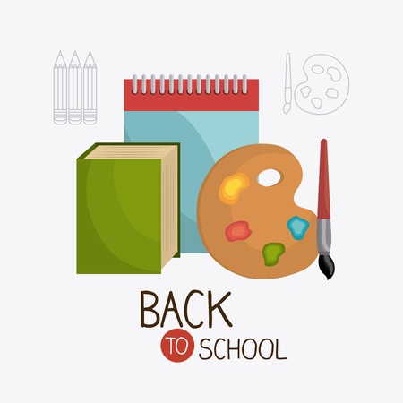 Back to school design, vector illustration eps10.のイラスト素材