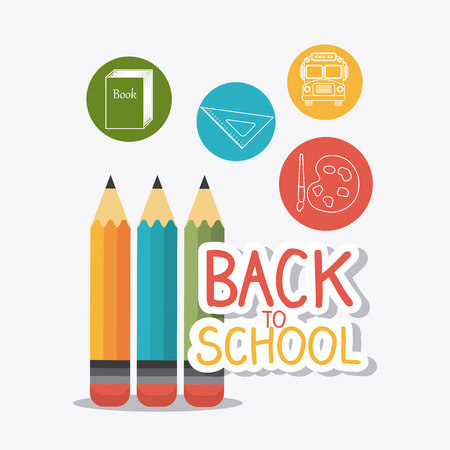 Back to school design, vector illustration eps10.のイラスト素材