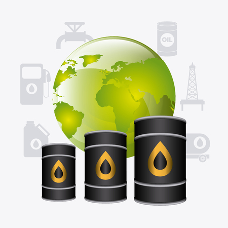 Oil industry design, vector illustration eps 10.のイラスト素材