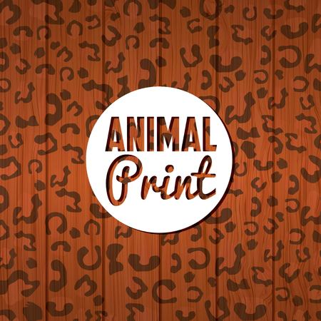 animal print design, vector illustration eps10 graphicのイラスト素材
