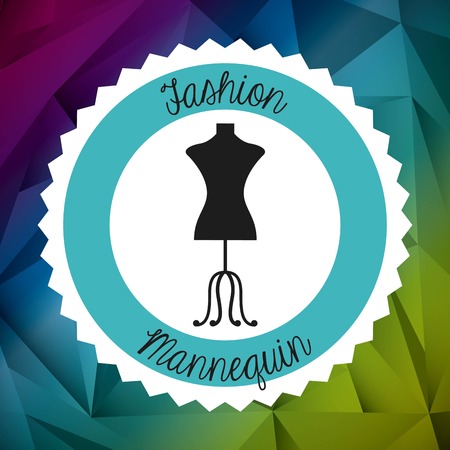 fashion seal design, vector illustration eps10 graphicのイラスト素材