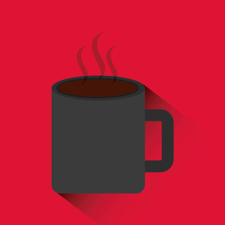 coffee cup design, vector illustration eps10 graphicのイラスト素材