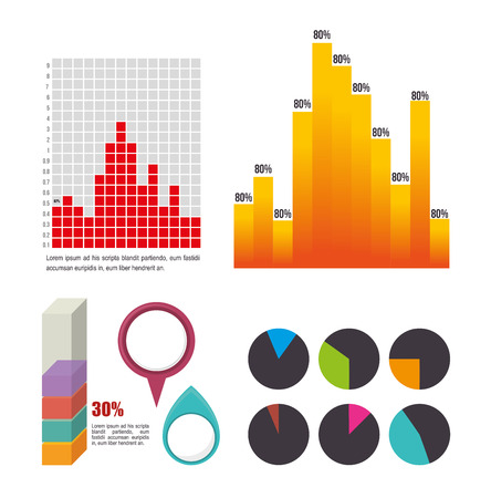 Business Growth and profits, vector illustration eps 10のイラスト素材