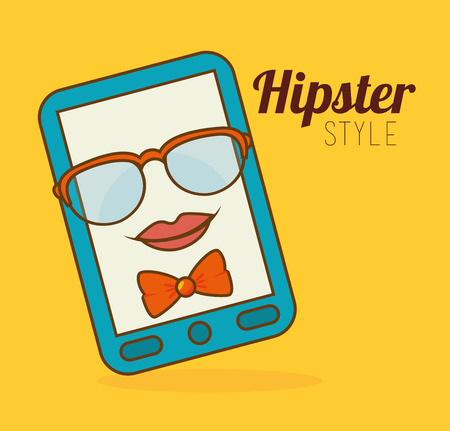 Hipster fashion and lifestyle, vector illustration eps 10のイラスト素材