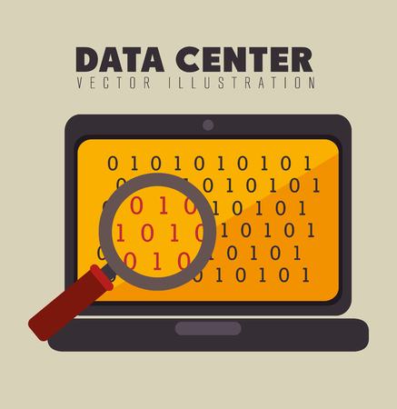Data center, cloud computing and hosting, vector illustration eps 10.のイラスト素材